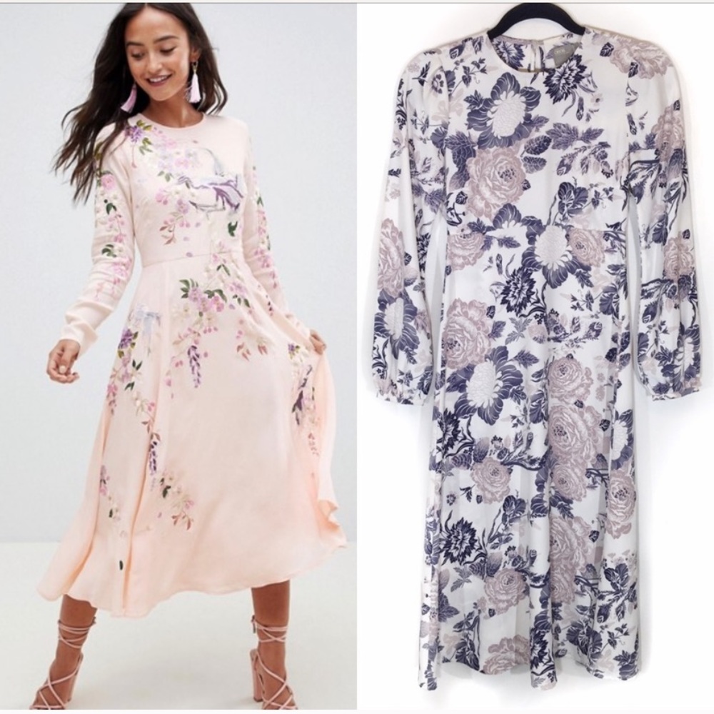 ASOS midi dress, like new!